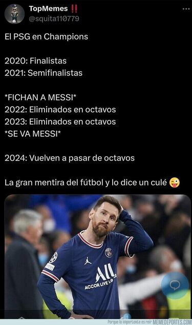 Los memes más divertidos de la jornada Champions