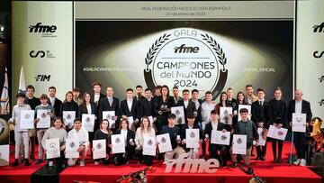 Foto de familia de la Gala de Campeones de la RFME 2024.
