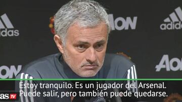 La aclaración de José Mourinho sobre el interés por Alexis Sánchez