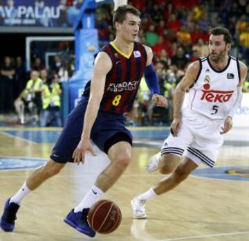 Mario Hezonja y Rudy Fernández.