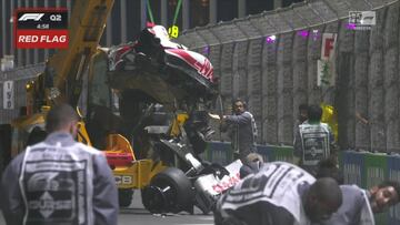 Feo accidente de Schumacher