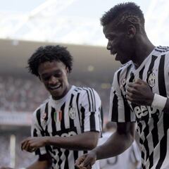 Pogba recordó a Cuadrado en la final de la Europa League 2017