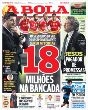 Portadas de la prensa mundial