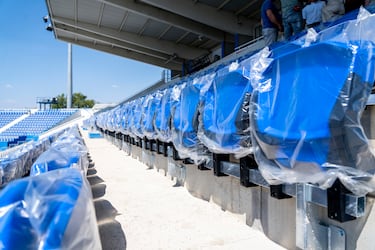 Butarque verá las primeras mejoras de su ‘lifting’ con el retorno a Primera División