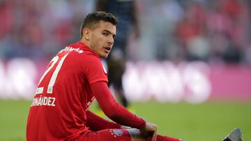 MUNICH, GERMANY - SEPTEMBER 21: Lucas Hernandez of Bayern Muenchen  during the Bundesliga match between FC Bayern Muenchen and 1. FC Koeln at Allianz Arena on September 21, 2019 in Munich, Germany. (Photo by Christina Pahnke - sampics/Corbis via Getty Images)