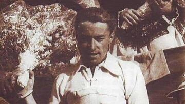 Angelo Conterno remata con fiebre y ayudas en 1956