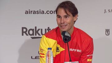 Nadal se queja de los horarios de la Copa Davis: "La gente al día siguiente trabaja..."