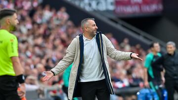 Diego Martínez durante el partido de LaLiga EA Sports contra el Athletic.