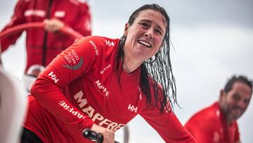 Leg 4, Melbourne to Hong Kong, day 11 on board MAPFRE, Tamara Echegoyen. Photo by Ugo Fonolla/Volvo Ocean Race. 11 January, 2018.