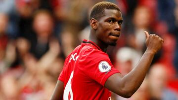 El centrocampista franc&eacute;s del Manchester United, Paul Pogba, durante un partido.