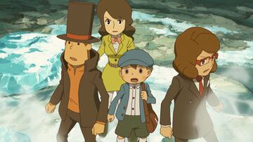 Captura de pantalla - Profesor Layton y el Legado de la Super Civilizacin (3DS)