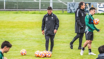 Alejandro Menéndez, técnico del Racing de Ferrol.