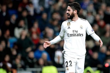 Did Isco insult the fans who were whistling him at the Bernabéu?