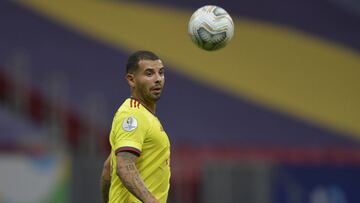 Cardona viene de disputar la Copa América con la Selección colombia y terminó tercero en el certamen