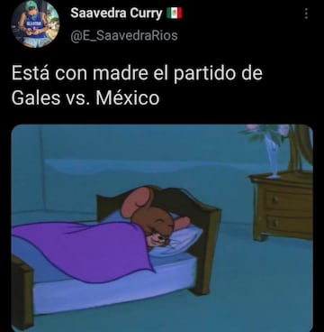 Los memes 'se aburren' tras la derrota de México contra Gales