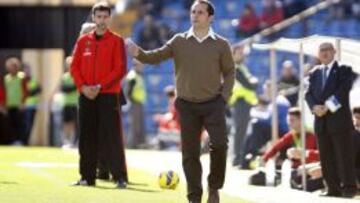 Sergi, durante un partido del Recreativo.