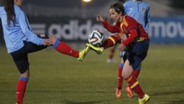 La Selecci&oacute;n Espa&ntilde;ola en su &uacute;ltimo amistoso la semana pasada ante el Atl&eacute;tico F&eacute;minas, dentro de su preparaci&oacute;n para el Mundial de Canad&aacute;.