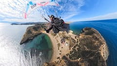 Nico Aubert conecta Andalucía de punta a punta por el aire