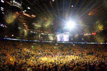 Como en sus mejores días, la pista de los Warriors vuelve a vibrar con un equipo que se ha garantizado al menos un partido más en casa: el sexto.