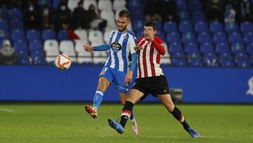 Lapeña terminó esta jornada sin tarjeta y jugará contra el Racing de Ferrol.