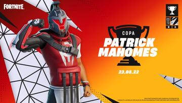 Anuncio oficial de la Copa Patrick Mahomes en Fortnite