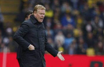 Everton's Dutch manager Ronald Koeman has the pressure mounting.