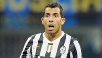 Tevez, jugador de la Juventus.