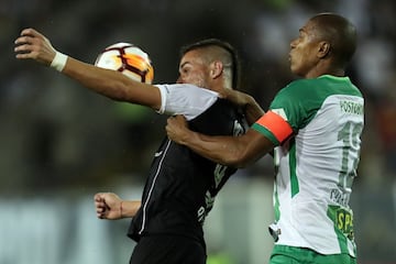 Un gol de Vladimir Hernández dio el triunfo a Atlético Nacional ante Colo Colo en el debut en la Copa Libertadores 2018. Delfín, el próximo rival del verde.