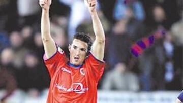 <b>TRIDENTE. </b>Toché, uno de los tres delanteros que alineará el Numancia.