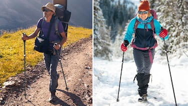 ¿Buscas unos bastones de ‘trekking’ de calidad? Estos son plegables, ligeros y muy resistentes