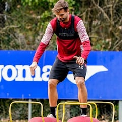 Llorente regresa al trabajo en Eibar tras superar el COVID
