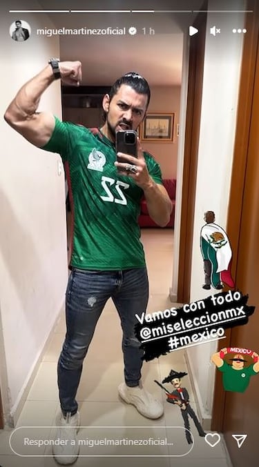 Famosos que apoyan a México en el partido ante Argentina