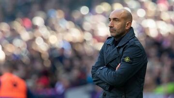 Abelardo durante un partido.