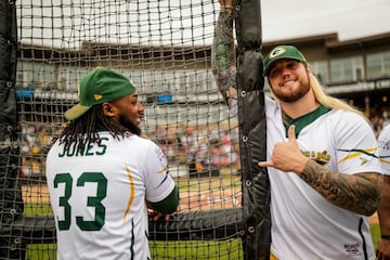 El divertido juego de softball de los Green Bay Packers