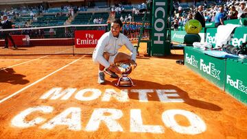 Nadal es un caníbal en tierra: 91,9% de victorias, 54 títulos...