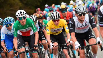 El corredor esloveno Tadej Pogacar durante la tercera etapa de la Vuelta Ciclista a Andalucía-Ruta del Sol.