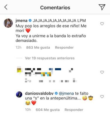 ¿Reconciliación en puerta? El palito de Daniel Osvaldo a Jimena Barón en Instagram