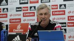 Ancelotti: "El once será para ganar, no para señalar a nadie"