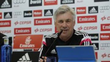 Ancelotti: "El once será para ganar, no para señalar a nadie"