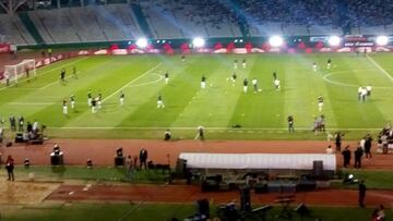 Gran ambiente previo al Argentina vs México