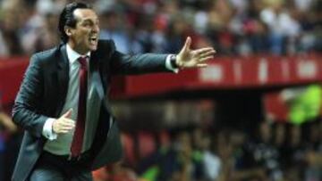 Unai Emery, durante el partido.