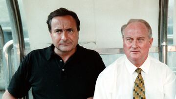 El doctor Villanueva, junto a Luis Costa.