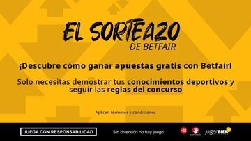 El Sorteazo de Betfair: juega al Valencia - Atlético de Madrid y gana apuestas gratis