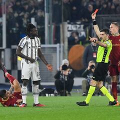 Kean deja a Allegri sin palabras con una roja absurda