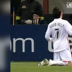 El día que Villa se vistió de Cristiano y enmudeció a San Siro con esta barbaridad