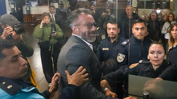 Leopoldo Luque, a su llegada al juicio por la muerte de Diego Maradona.