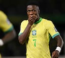 Vinicius tiene otra cara con Brasil