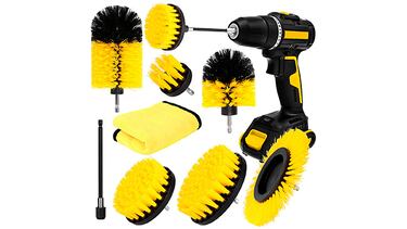 Limpia la casa y el coche con estos cepillos para taladro