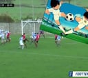 El gol que hizo recordar el tiro doble de los Supercampeones