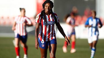 Ludmila, jugadora del Atlético.